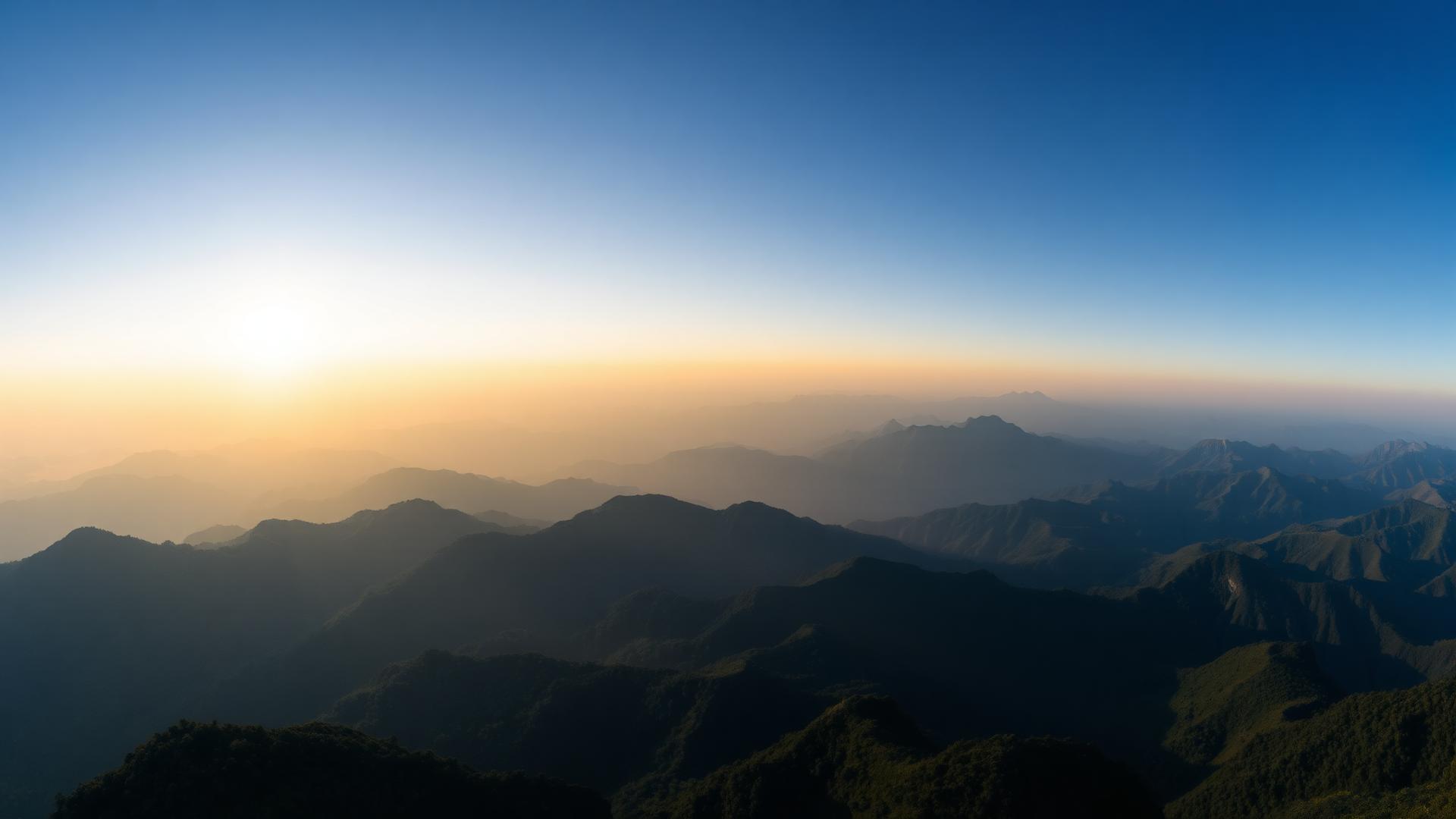 Vista panorâmica da Serra da Mantiqueira